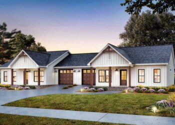 Craftsman Cottage Duplex – Efficient & Charming Two-Unit Living (~2,096 Sq Ft Total)