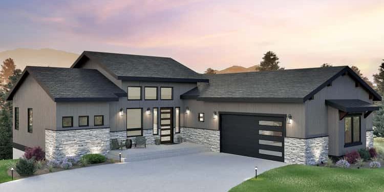 4-Bed Contemporary Mountain House with Finished Lower Level – Stylish, Comfortable & View-Ready (~2,792 Sq Ft)