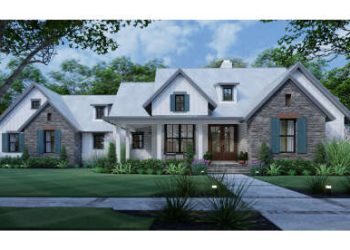 Modern Farmhouse Plan – Versatile 3–4 Bedroom Home with 2.5 Baths (~1,988 Sq Ft)