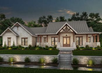Modern Farmhouse Plan – Spacious, Light-Filled Living Designed for Family Comfort (~2,454 Sq Ft)