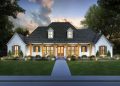 Well-Balanced Acadian Farmhouse-Style 4-Bed House Under 2,800 Sq Ft – Elegant, Open & Family-Friendly (~2,789 Sq Ft)