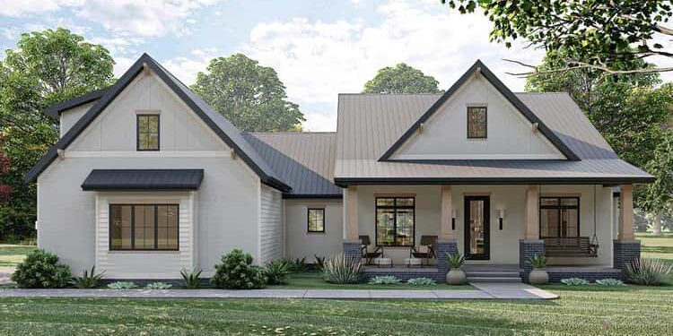 4-Bed Modern Farmhouse with Vaulted Great Room — Bright, Cozy & Smartly Laid Out (~2,483 Sq Ft)