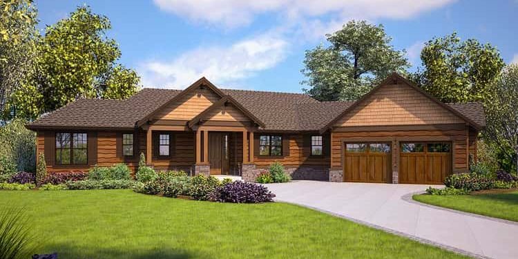 Split Bedroom Craftsman House Plan on Walkout Basement – Beautifully Blended Everyday & Entertaining Spaces (~2,946 Sq Ft)