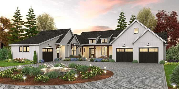 Modern Farmhouse with Attached 1-Bed Apartment – Stylish, Spacious & Versatile (~3,669 Sq Ft)