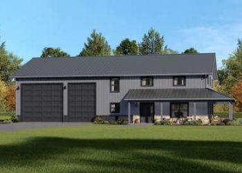 Barndominium Plan – Bold, Spacious & Functional 3-Bedroom Home (~2,456 Sq Ft)