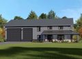 Barndominium Plan – Spacious 3-Bedroom, 2.5-Bathroom Home with Loft, Office & Garage (~2,456 Sq Ft)