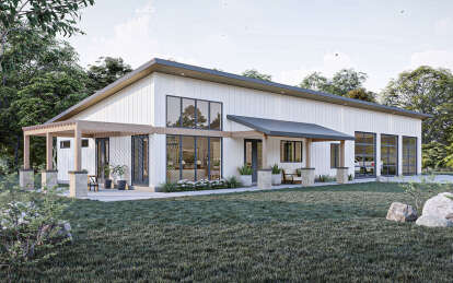 Barndominium Plan – Spacious, Functional & Family-Ready 4-Bedroom Home (~1,982 Sq Ft)