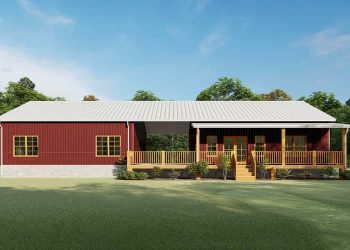 2300 Sq Ft Dogtrot House Plan – Charming, Functional & Perfect for Indoor-Outdoor Living (~2,310 Sq Ft)