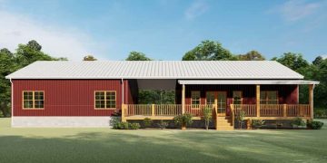 2300 Sq Ft Dogtrot House Plan – Charming, Functional & Perfect for Indoor-Outdoor Living (~2,310 Sq Ft)