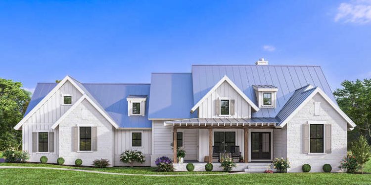 Modern Farmhouse Plan – Stylish, Efficient & Family-Friendly (~1,742 Sq Ft)