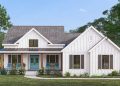 Modern Farmhouse Plan – Comfortable 3-Bedroom Home with Smart Layout (~1,487 Sq Ft)