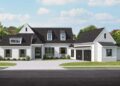 4-Bed Modern Farmhouse with Angled Garage & Split-Bed Design — Spacious, Practical & Stylish (~2,825 Sq Ft)