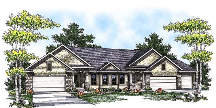 Duplex with Country Flair – Classic Country Style Meets Smart Dual-Unit Design (~3,126 Sq Ft Total)