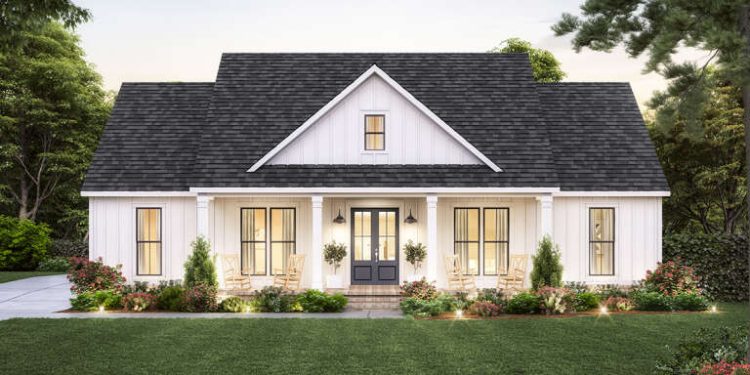 Modern Farmhouse Plan – Spacious, Stylish & Practical 3-Bed, 2.5-Bath Home (~1,924 Sq Ft)