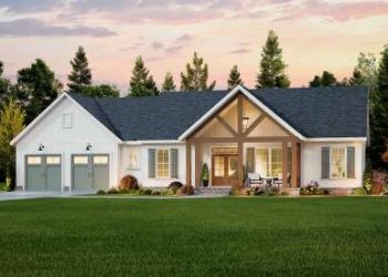 Modern Farmhouse Plan – A Stylish & Practical 3-Bed, 2-Bath Home (~1,553 Sq Ft)
