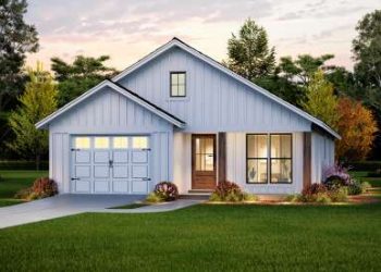Compact Modern Farmhouse – A 1,292 Sq Ft Home with 3 Bedrooms, Open Living & Timeless Appeal