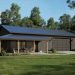 Barndominium Plan – Cozy 1-Bedroom, 1-Bathroom Home with Expansive Garage & Porch Opportunities (~758 Sq Ft)