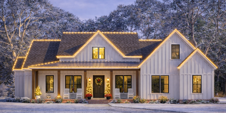 Modern Farmhouse Plan – Spacious 3-4 Bedroom, 2.5-Bathroom Home with Wrap-Around Porch & Thoughtful Design (~2,365 Sq Ft)