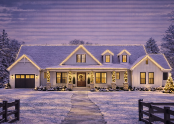 Modern Farmhouse Plan – Elegant 4-Bedroom, 3.5-Bathroom Home with Covered Porches & Smart Flow (~2,500 Sq Ft)