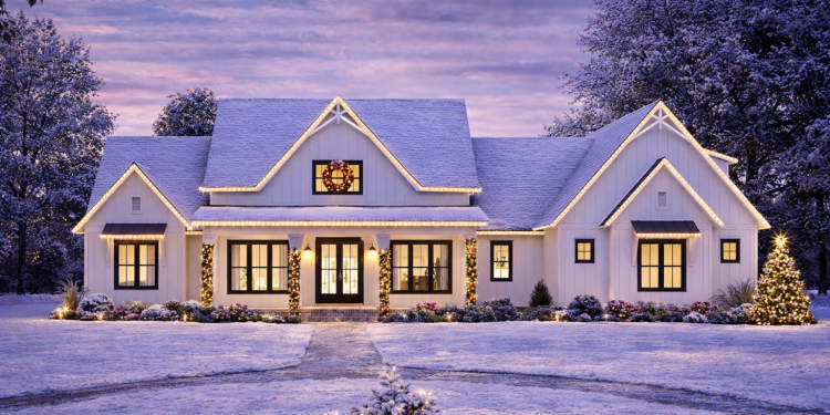 Modern Farmhouse Plan – Spacious 4–5 Bedroom, 4-Bathroom Home with Open Living & Bonus Flexibility (~3,346 Sq Ft)