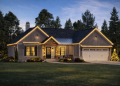 Modern Farmhouse Plan – Comfortable 2-Bedroom, 2-Bathroom Home with Porch & Smart Design (~1,188 Sq Ft)