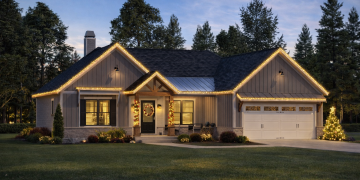 Modern Farmhouse Plan – Comfortable 2-Bedroom, 2-Bathroom Home with Porch & Smart Design (~1,188 Sq Ft)