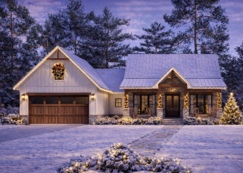 Modern Farmhouse Plan – Comfortable 3-Bedroom, 2.5-Bathroom Design with Porch & Clever Layout (~1,793 Sq Ft)