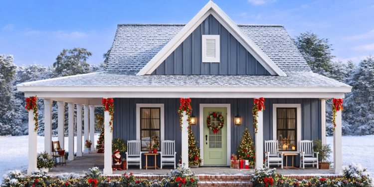 Modern Farmhouse Plan – Bright 2-3 Bedroom, 2-Bathroom Home with Porch & Smart Layout (~1,461 Sq Ft)