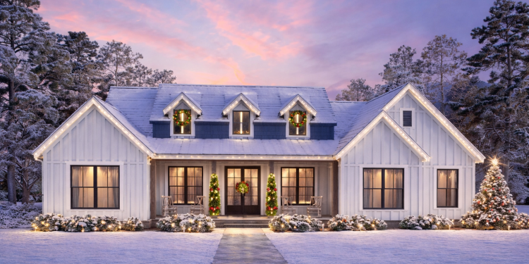 Modern Farmhouse Plan – Inviting 3-Bedroom, 2-Bathroom Home with Functional, Light-Filled Spaces (~1,896 Sq Ft)