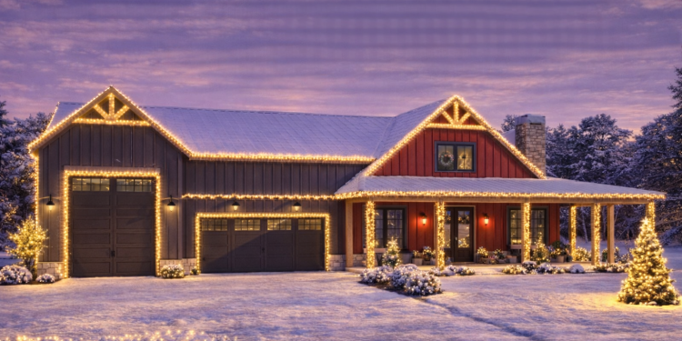 Barndominium Plan – Comfortable 2-Bedroom, 2-Bathroom Single-Level Living (~1,583 Sq Ft)