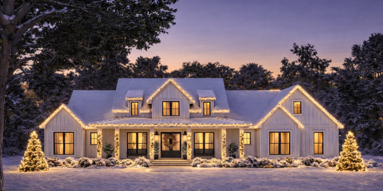 Modern Farmhouse Plan – Spacious 3-Bedroom, 3.5-Bathroom One-Story Home with Porch Living (~2,379 Sq Ft)