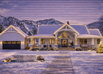 Lake Front House Plan – Elegant 2-Bedroom, 2.5-Bathroom Retreat with Covered Porches & Water Views (~2,146 Sq Ft)