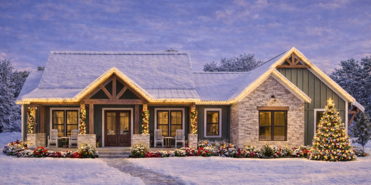 Modern Farmhouse Plan – Spacious 3-Bedroom, 2.5-Bathroom Layout with Smart Flow (~2,167 Sq Ft)