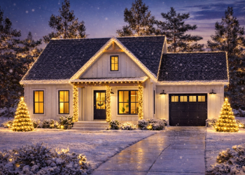 Modern Farmhouse Plan – Charming 2-Bedroom, 2-Bathroom One-Story Home with Porch & Practical Layout (~996 Sq Ft)