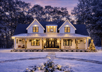 Modern Farmhouse Plan – Spacious 4-Bedroom, 4.5-Bath Home with Porches & Loft (~2,743 Sq Ft)