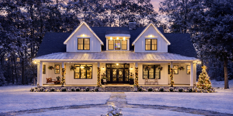 Modern Farmhouse Plan – Spacious 4-Bedroom, 4.5-Bath Home with Porches & Loft (~2,743 Sq Ft)