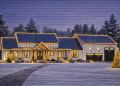Barndominium Plan – Spacious 3-Bedroom, 2.5-Bathroom Home with Big Garage & Flexible Layout (~2,390 Sq Ft)