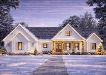 Modern Farmhouse Plan – Welcoming 3-Bedroom, 2.5-Bathroom Home with Porch & Thoughtful Layout (~2,230 Sq Ft)