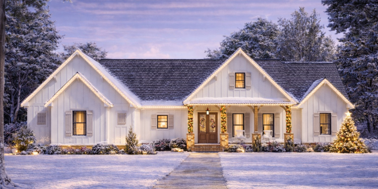 Modern Farmhouse Plan – Welcoming 3-Bedroom, 2.5-Bathroom Home with Porch & Thoughtful Layout (~2,230 Sq Ft)