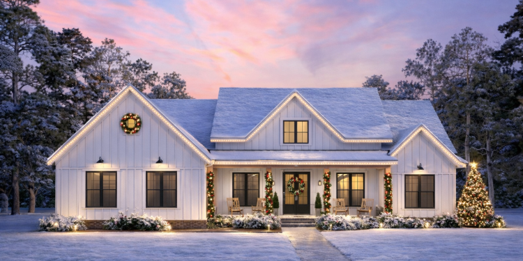 Modern Farmhouse Plan – Elegant, Comfortable & Functional 4-Bedroom Home with 3.5 Baths (~2,471 Sq Ft)