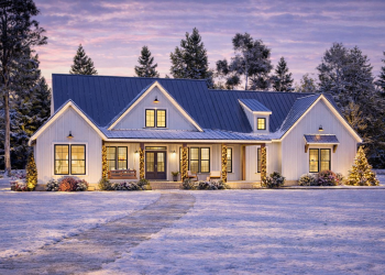 Modern Farmhouse Plan – Flexible 3–4 Bedroom, 2.5-Bathroom Home with Porch Appeal (~2,256 Sq Ft)