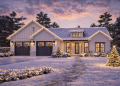 Modern Farmhouse Plan – Efficient 3-Bedroom, 2-Bathroom Home with Porch & Open Flow (~1,641 Sq Ft)