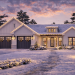 Modern Farmhouse Plan – Efficient 3-Bedroom, 2-Bathroom Home with Porch & Open Flow (~1,641 Sq Ft)