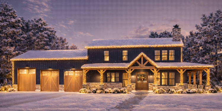 Barndominium Plan – Expansive 4-Bedroom, 3-Bathroom Home with Loft, Wraparound Porch & Practical Layout (~2,589 Sq Ft)