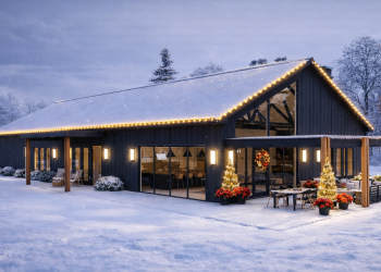 Barndominium Plan – Spacious 3-Bedroom, 2.5-Bathroom Home with Expansive Garage & Flexible Living (~2,752 Sq Ft)