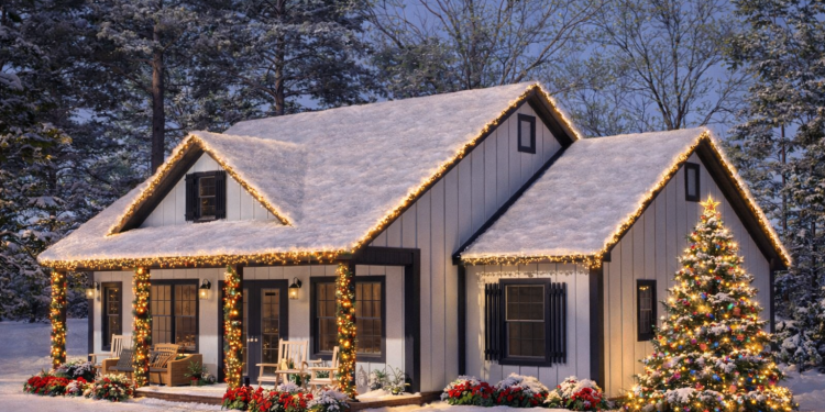 Modern Plan – Compact 2-Bedroom, 2-Bathroom One-Story Home with Covered Porch (~1,170 Sq Ft)