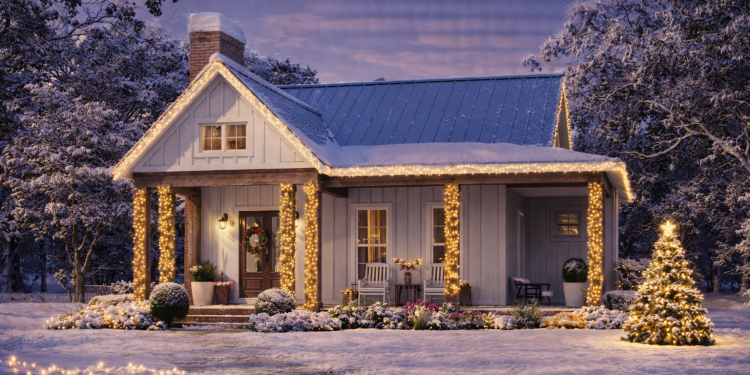 Modern Farmhouse Plan – Expansive 3-4 Bedroom, 2.5-Bathroom Single-Story Layout with Bonus Room (~2,490 Sq Ft)