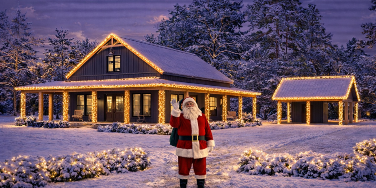 Barndominium Plan – Charming 2-Bedroom, 2-Bathroom Home with Flexible Space (~1,408 Sq Ft)