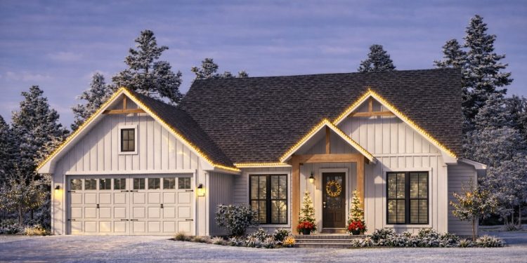 Modern Farmhouse Plan – Thoughtful 4-Bedroom, 2-Bathroom Home with Open Spaces & Porch Charm (~1,700 Sq Ft)