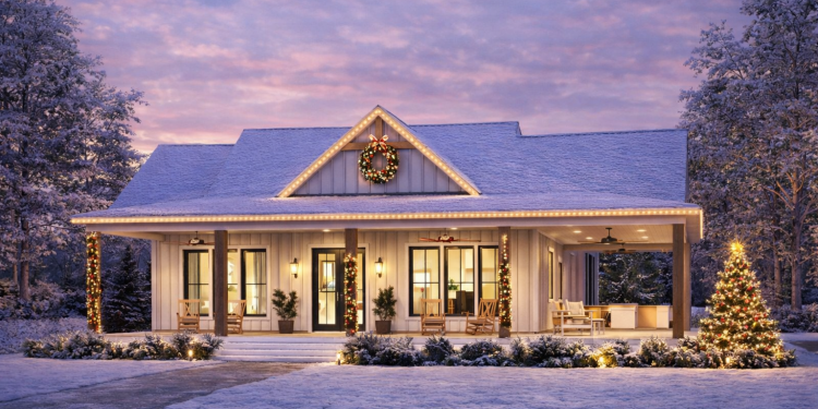 Charming Barndominium: 2,500 Sq Ft Modern Farmhouse Plan